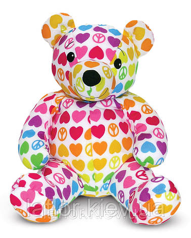 Іграшка м'яка Суперплюшевий кумедний ведмедик Melissa&Doug, фото 1