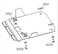 Защита двигателя Mercedes E-Class W210 1995-2002 (Мерседес E-Класс)