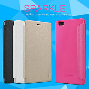 Кожаный чехол книжка Nillkin Sparkle для Huawei P8 LITE 