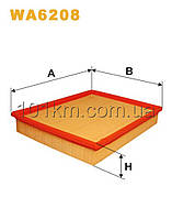 Фильтр воздушный WIX WA6208 (AP046)
