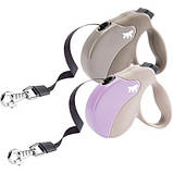 Поводок-рулетка AMIGO FERPLAST Small стрічка, кольори в асортименті 5 м. до 15 кг, фото 2