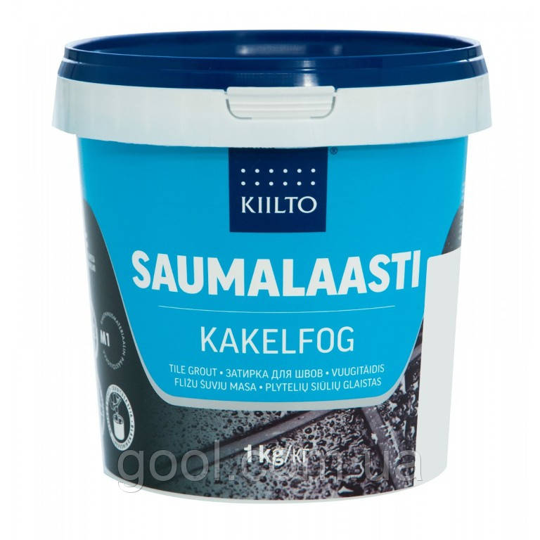 Затирка для швів плитки Kiilto Pro Saumalaasti колір рожевий № 20 відро 3 кг.