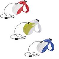 Поводок-рулетка AMIGO FERPLAST Small трос, кольори в асортименті 5м. до 15 кг.