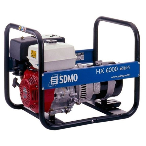 Генератор бензиновий SDMO HX 6000 C (6 кВт)