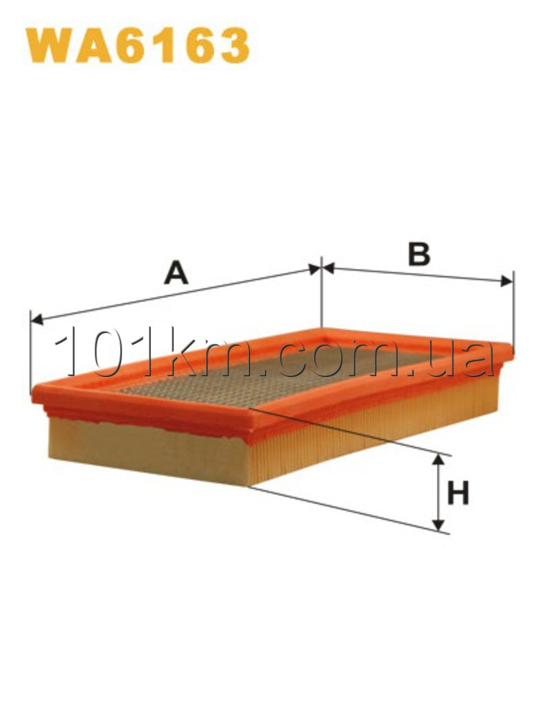 Фільтр повітряний WIX WA6163 (AP003/1)    