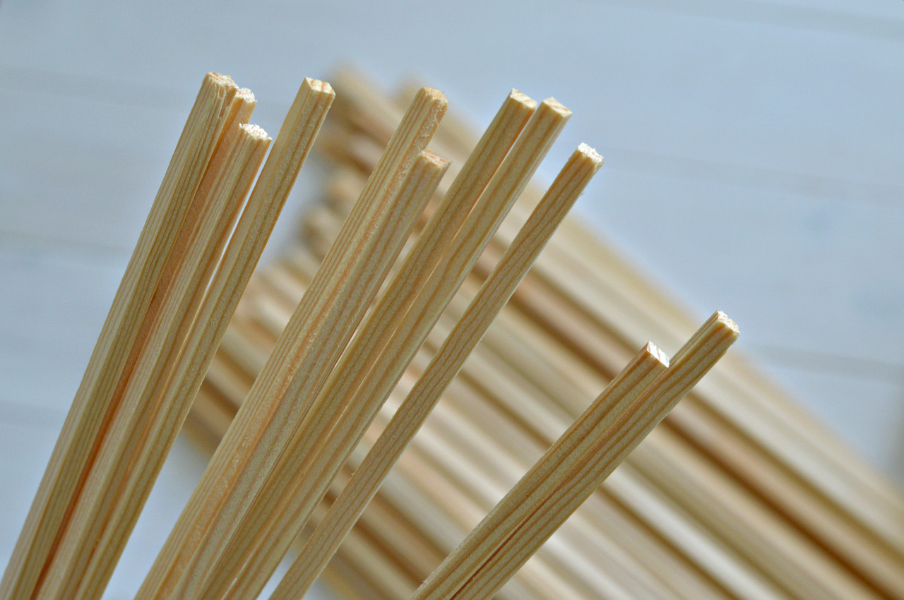 Палочки для сладкой ваты толстые 6мм*6мм*40см - качественные изделия из ...