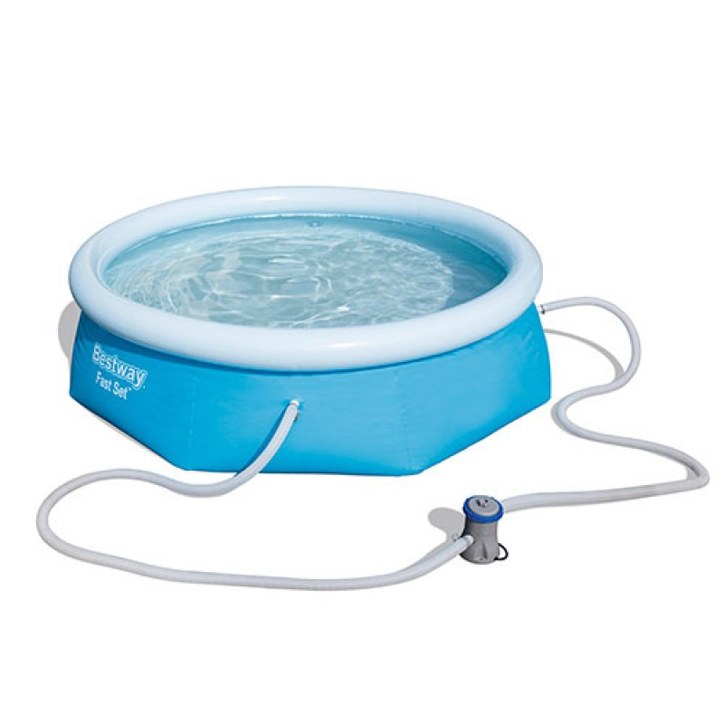 Басейн наливний Bestway 57268 (244х66 см) з фільтр-насосом, фото 1