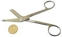 Ножницы для разрезания повязок с пуговкой 14 см (Н-14-1)