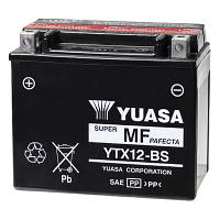 Аккумулятор сухозаряженный AGM 10Ah 180A YUASA YTX12-BS