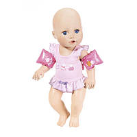 Интерактивный пупс учится плавать Baby Annabell Zapf Creation 700051