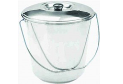 Відро неіржавке з кришкою 10 л 0388