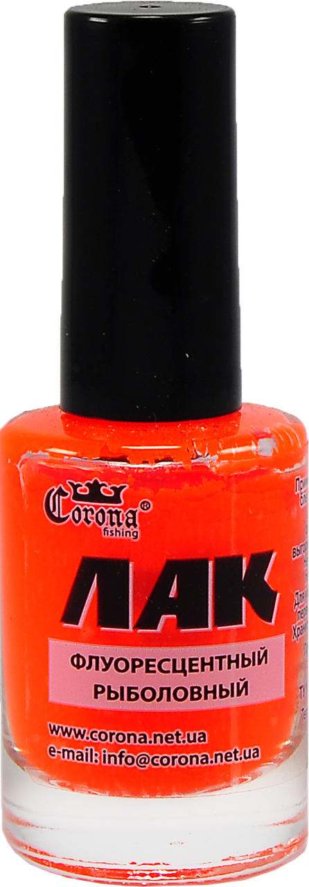 Лак риболовний Сorona Червоний (флуоресцентний), фото 1
