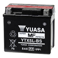 Аккумулятор сухозаряженный AGM 4,2Ah 80A YUASA YTX5L-BS