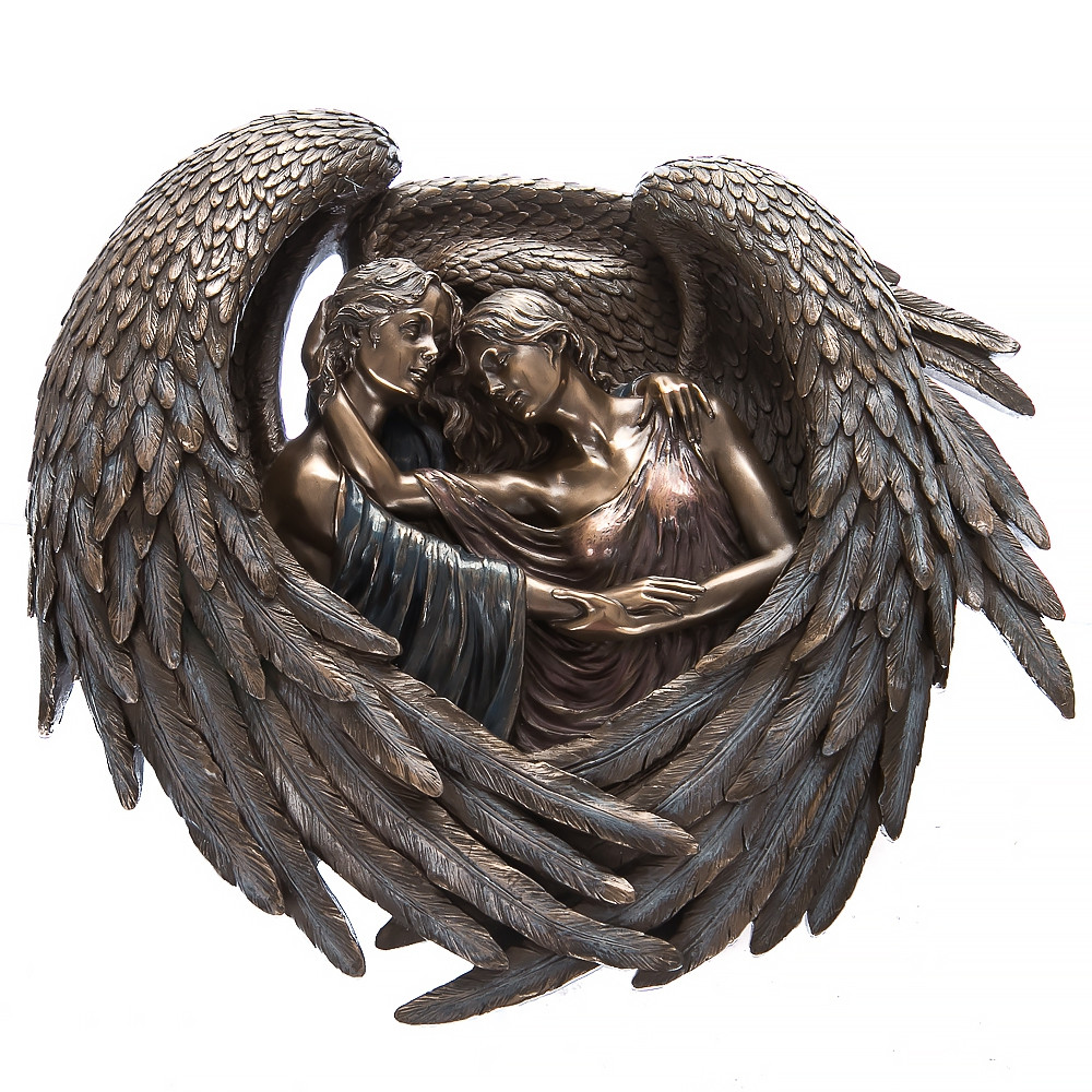 Панно на стіну Veronese Обійми ангелів 25 см 73779