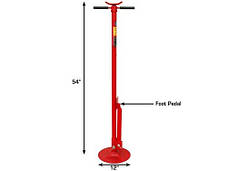 Домкрат (стійка) трансмісійний гідравлічний з педаллю Torin TRF40753A 0,75 т 1360-2030mm
