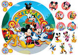 Друк їстівного фото — Ø21 см — Вафельний папір — Мікі Маус і його Друзі No11, фото 2