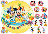 Друк їстівного фото — Ø21 см — Вафельний папір — Мікі Маус і його Друзі No11, фото 3