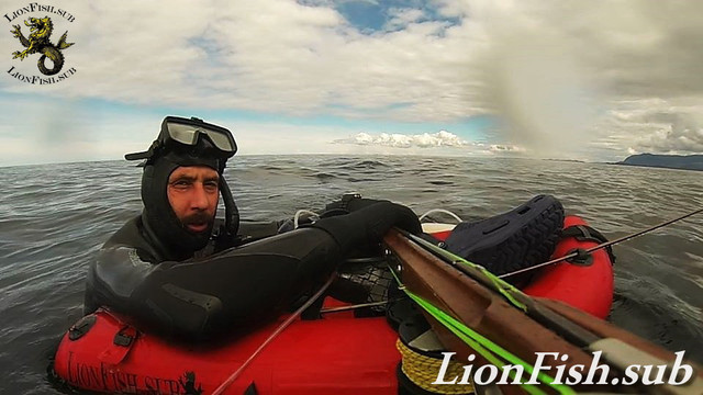 Буй - Плот LionFish.sub, Мини-Лодка для подводного охотника