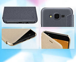 Шкіряний чохол Nillkin Sparkle для Samsung Galaxy Neo J701 (2 кольори), фото 6