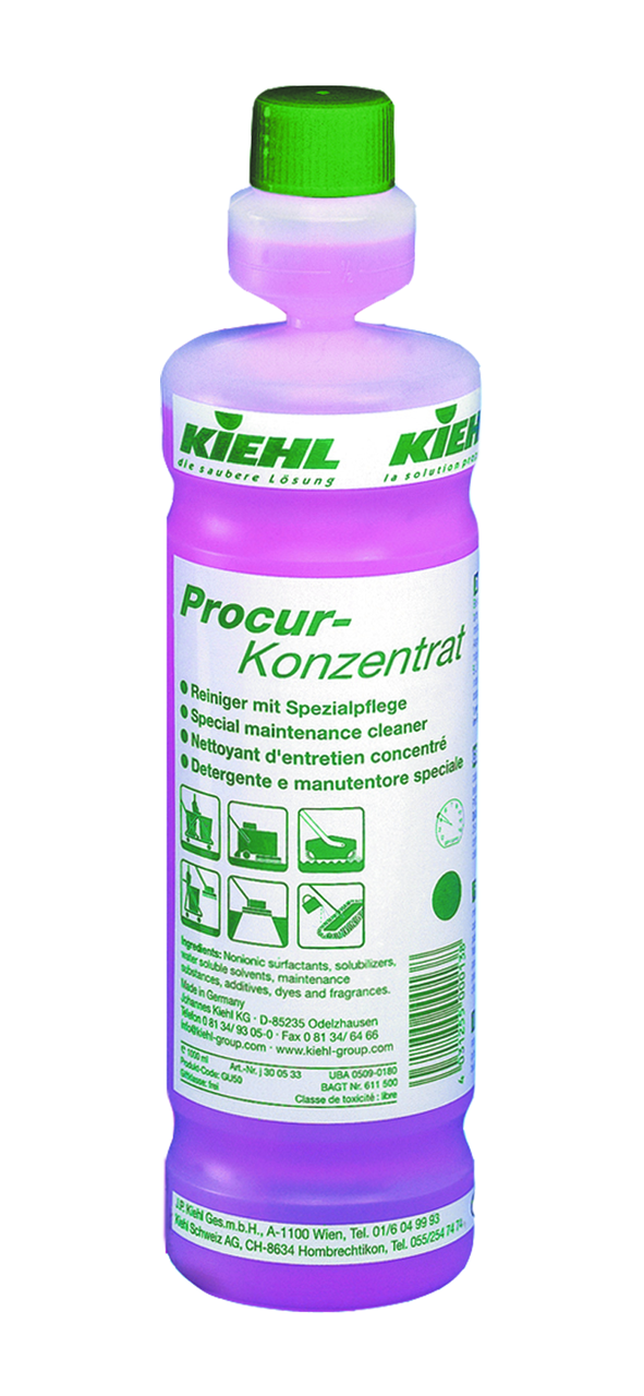 Засіб для чищення та догляду зі спеціальним захисним ефектом Procur-Konzentrat, 1 л Kiehl