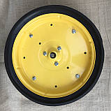 Колесо опорне в зборі 4,5” x 16”JohnDeere, Kinze, диск металевий з підшипником 5203KYY2, фото 2