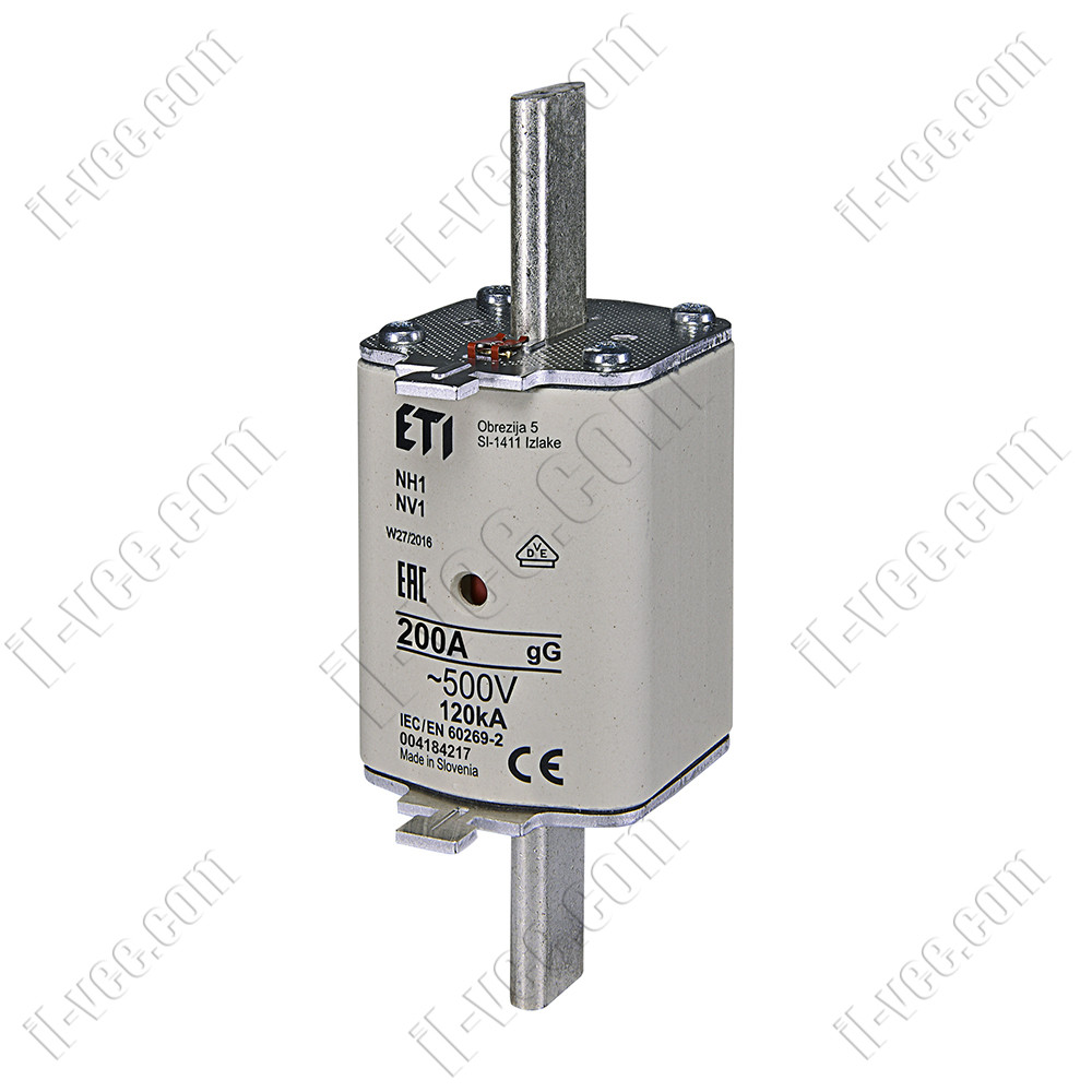 Запобіжник ETI NV1 200A gL/gG 500V Art.:004184217, фото 1
