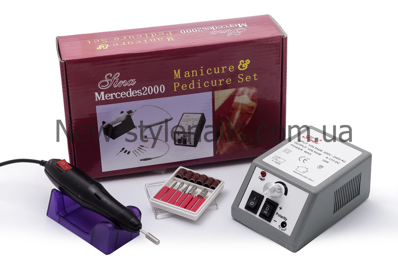 Фрезер для манікюру і педикюру LINA MERCEDES 2000 на10 ват