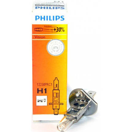 Лампочка PHILIPS 12V 55W +30% H1, фото 2