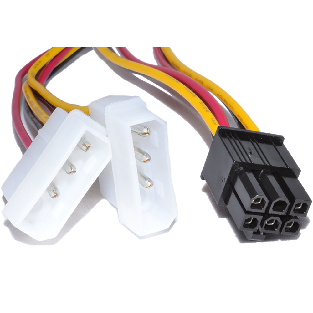 Кабель живлення Molex - 4 pin на PCI-E 6 pin