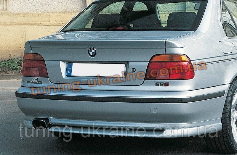 Накладка на задний бампер АС Schnitzer на BMW E39 1995-2004 До рестайл - фото 1 - id-p575506840