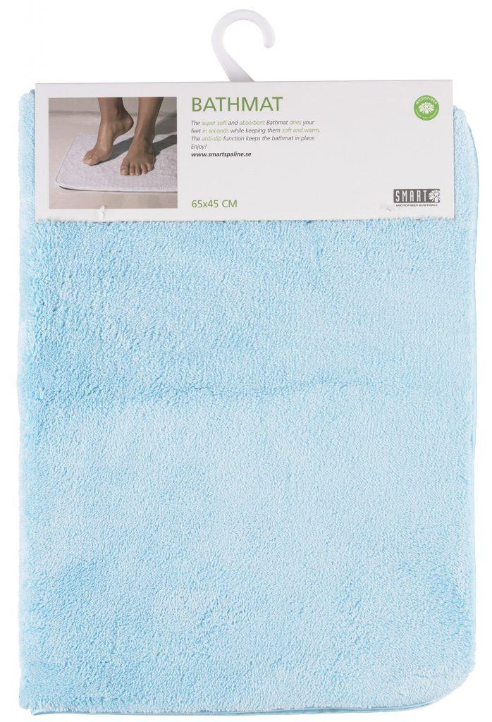 Коврик для ванной SMART Microfiber System 65*45 см цвета морской волны - фото 1 - id-p575514778