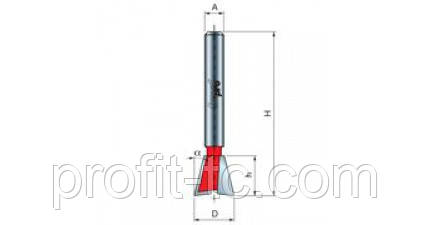 Фрези пазові конструкційні для шипу Ластівчин хвіст Freud 22, фото 1
