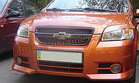 Клыки на передний бампер для Chevrolet Aveo 2005-2011