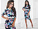 Плаття до коліна з яскравим принтом sale, фото 4