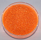 Глітер (блискітки), колір — жовтогарячий флуоресцентний 10 г No48, фото 2