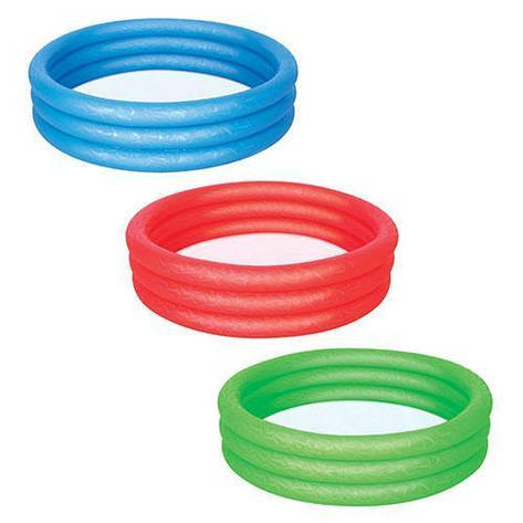 Дитячий басейн Bestway 3 кільця (51025) 122-25 см, фото 1