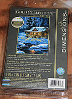 Набор для вышивания Dimensions 65007 Домик в лунном свете Moonlit Cabin