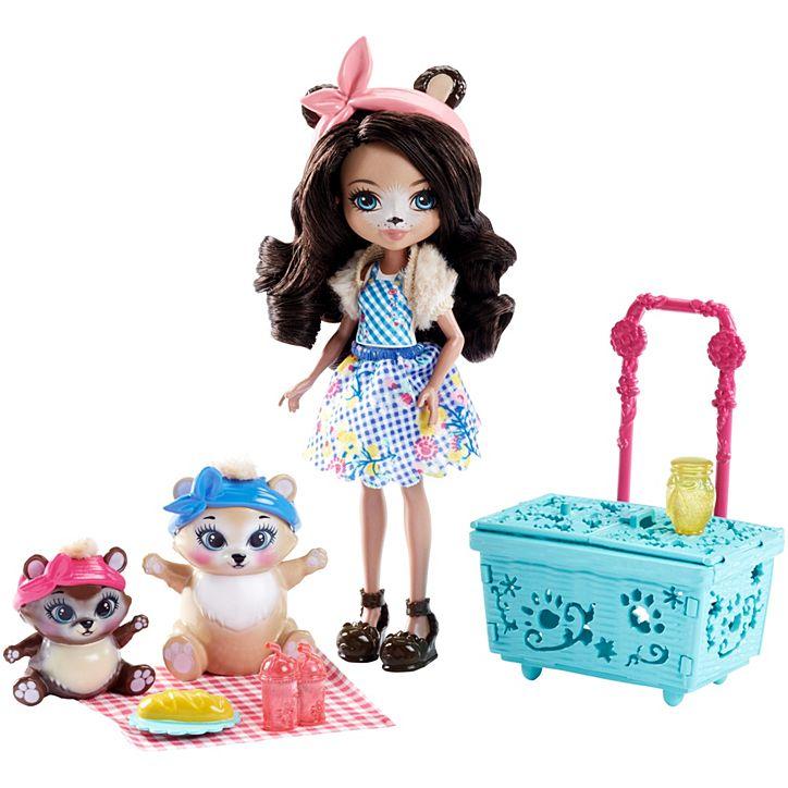 ᐉ Кукла Энчантималс Пикник на природе с мишкой Брен Enchantimals Paws ...