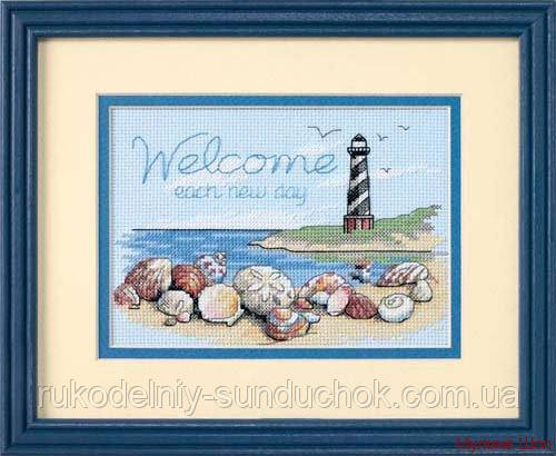 Набір для вишивання Dimensions 65032 Радість кожного дня Welcome Each New Day, фото 1