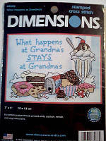 Набор для вышивания Dimensions 65033 Что происходит у бабушки? What Happens at Grandma's