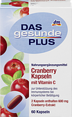 Біологічно активна добавка Das Gesunde Plus Cranberry mit Vitamin C, для підтримки імунної організму