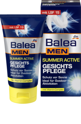 Літній активний догляд за шкірою обличчя Balea men Summer Active, 75 ml