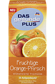 Органический чай Das gesunde Plus Fruchtige Orange-Pfirsich 