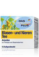Органический травяной чай для лечения мочевого пузыря и почек Das gesunde Plus Blasen - und Nieren