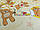 Постільний набір в дитячу ліжечко (8 предметів) Premium "Ведмедики з кульками" бежевий, фото 2