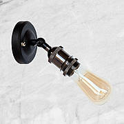 Чорне бра "Industrial Retro" (52-WA1204)