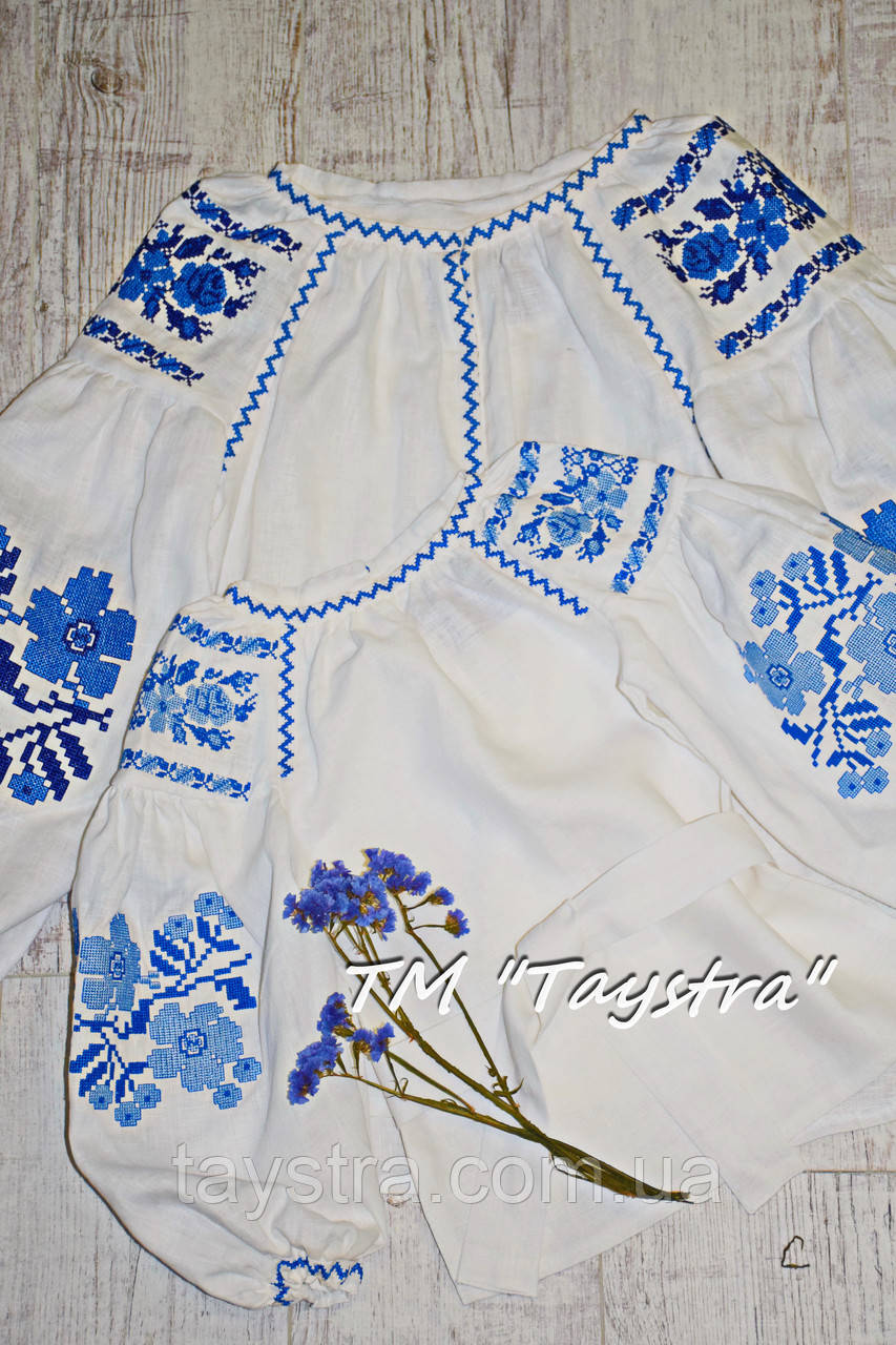 Мама та дочка — вишита пара в бохо стилі, фото 1