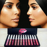 Набір помад Kylie Matle Liquid Lipstick & Lip Liner (12 шт.)