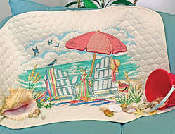 Набор для вышивания Dimensions 70-03242 Одеяло На пляже At the beach Quilt