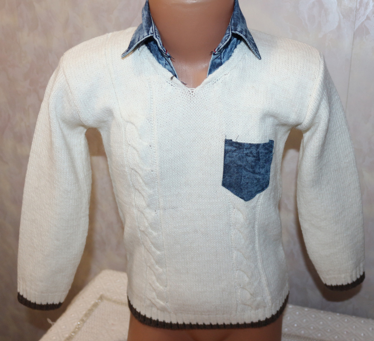 Стильный свитер на мальчика 1-2,2-3,3-4 года